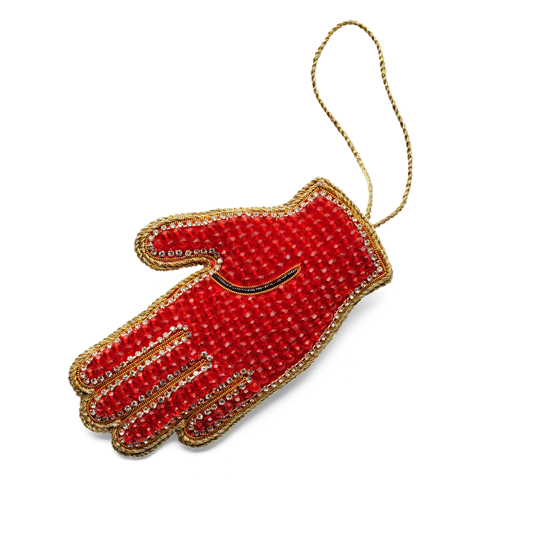 Red Hand Decoration