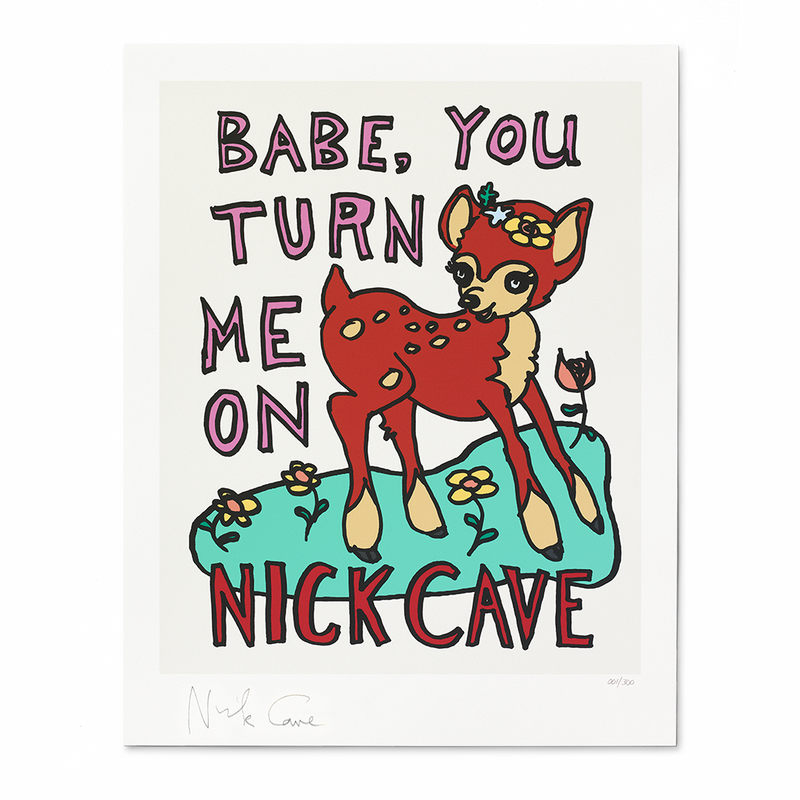 Babe, You Turn Me On Silkcreen Print
