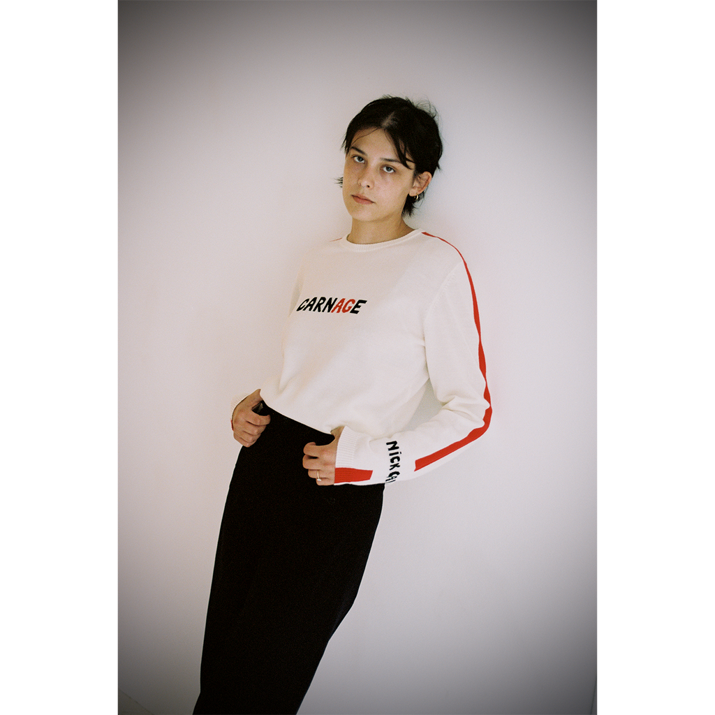 Carnage Jumper Nick Cave Bella Freud IVORY Cave Things